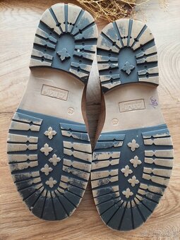 Vel. 43 kožené kotníkové boty - 7