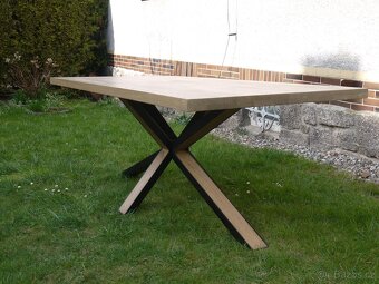 Dubový nerozkládací stůl - Ovada 250 cm - 7