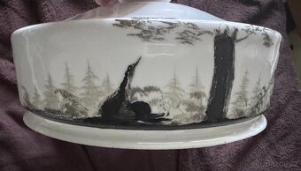 starožitné secesní stínidlo na stahovačku - 7