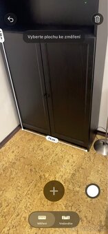 IKEA černá skříň - 7