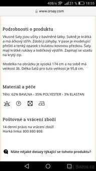 Šaty modré vel. 36 - 7