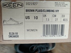Nové boty keen Elsa III sneaker 40,5, UK10 - 7
