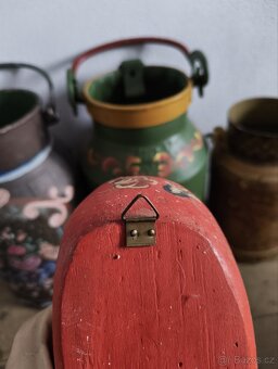 Malované konve, dřeváky - 7