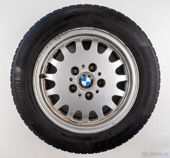 BMW 3 E36 - Originání 15" alu kola - Zimní pneu - 7