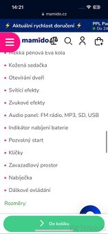 Elektrické autíčko Jeep 4x4 - 7