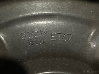 Plechové disky Kia 5.5Jx15 ET47 5x114.3 + zimní pneu - 7