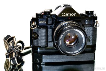 Canon A1 + motor A2 + FD 1,8/50mm S.C. TOP STAV - 7