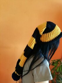 Nová pletená mega dlouhá čepice - 7
