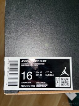 Air Jordan pantofle, vel. 50.5 - 7