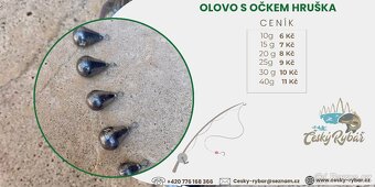 Rybářské olova Severní Čechy za SUPER ceny - 7