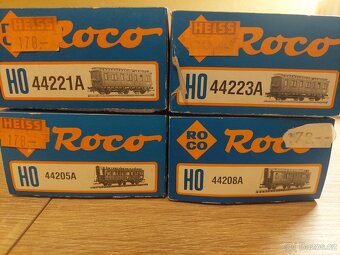 H0 ROCO 4x osobní oddílový vůz DB Roco s or.obalem - 7