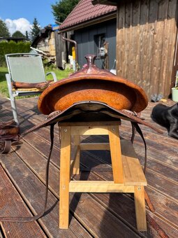 Westernové sedlo ultra-flex deuber & partner+podbřišník - 7