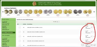 3x Gerhard Hirsch Mnichov aukční katalogy antik numismatika - 7