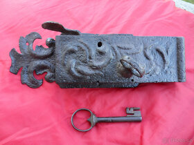 Barokní zámek na dveře, 18.stol. - 7