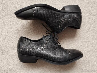 Kožené italské botky vel. 40 - 7