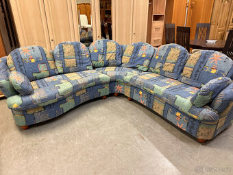 Rohová pohodlná sedací souprava - 7
