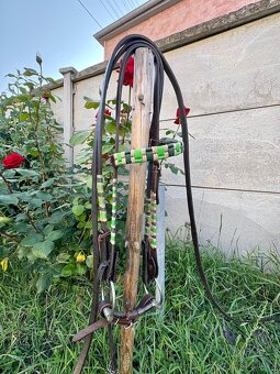 Westernová uzdečka včetně otěží, vel. cob - 7