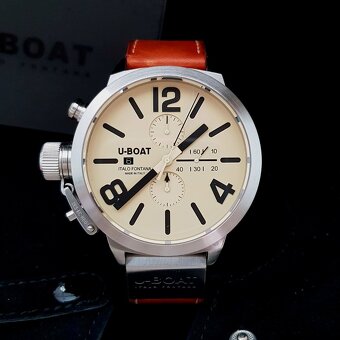 U-Boat, model Classico Chronograph, originál hodinky - 7