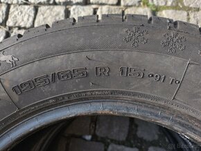 195/65 R15 zimní pneu 2 ks Vraník 8,5 mm - 7