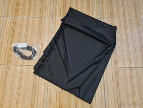 Kabelka - koženka, Ronar FIX, podšívka, zip, panel, střih - 7