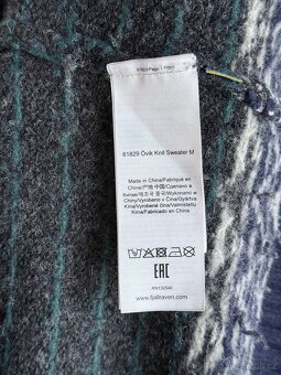 Vlněný svetr Fjallraven Ovik Knit Sweater M Arctic Green - 7