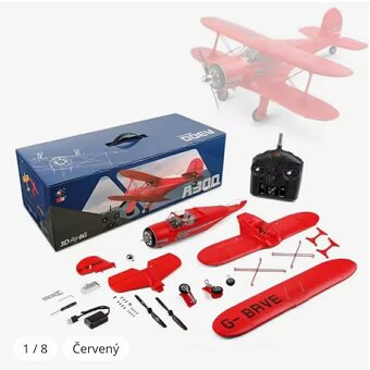 Rc letadlo dvouplošník, pro začátečníky a pokročilé - 7