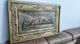 Drevený obraz   95×65cm Posledná večera - 7