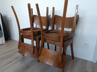Nábytkový retro set - stůl, židle stolek - 7