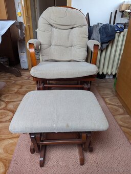 Relaxační křeslo s taburetem Catini TREVISO - 7