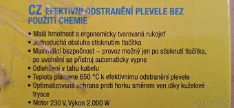 Zánovní el. vypalovač plevele - 7