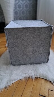 Škrabadlo 47cm/31cm, hrací deka, pelíšek - kukaň pro kočku - 7