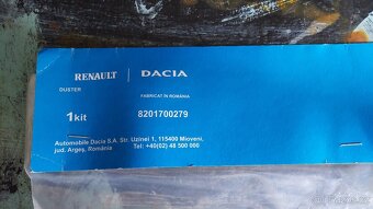 Prodám zástěrky kol Dacia Duster 12/2017 a více - 7