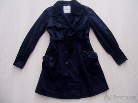 Černý trenčkot dámský Timeout - vel. 38 - 7