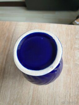 Keramická vázička kobalt - 7