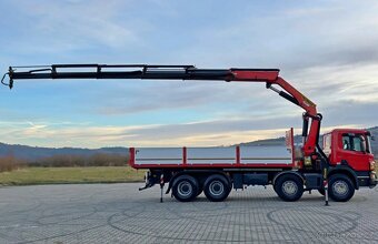 9247 Scania P 400 - 8x4 – Sklápěč/Valník + HR-PALFINGER PK 3 - 7