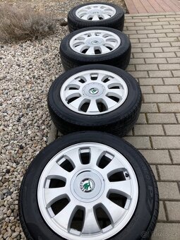 Alu kola Škoda originál 16” Metalica - 7