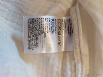 Nové letní šaty s límečkem, námořnice, H&M, vel. 122 - 7