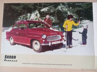 Škoda Octavia + Felicia - dobový prospekt ve švédštině - 7
