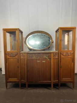 Francouzská komoda s mramorem (134018) - 7