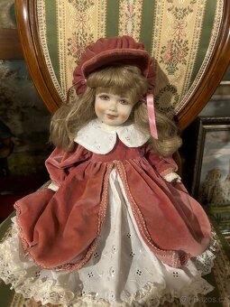 Vzácná celoporcelánová panenka Made in Italy - 7