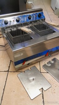 Elektrická fritéza GLT na 2x 8 l oleje - 7
