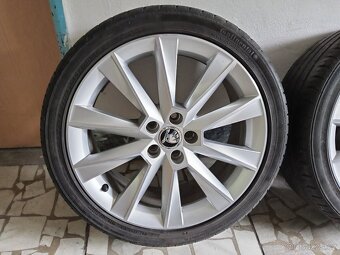 Originál ALU kola Škoda Rapid Fabia R17 + pneu - 7