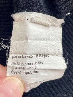 Černý 3/4 svetr značky Pietro Filipi vel. S/M - 7