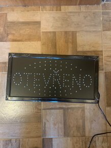 Světelná reklamní cedule‼️OTEVŘENO‼️ - 7