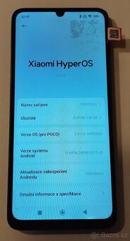 Prodám mobil POCO C65, 8GB/256GB, černý, stav A - 7