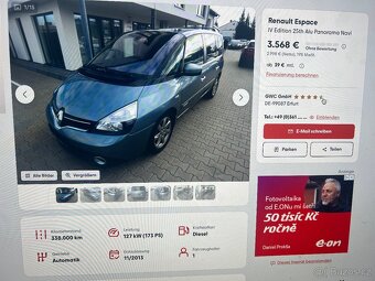 Renault Espace 2013 panorama 1 majitel xenon 2014 - 7