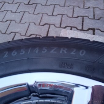 ALU Mercedes ML/GLE 265/45Z/R20 TOPSTAV Dunlop - 7