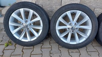 Alu kola 5x112 r17 letní pneu vw passat b7 alltrack - 7