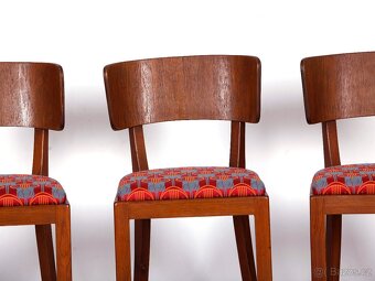 4x nádherné jídelní židle ve stylu ArtDeco. - 7