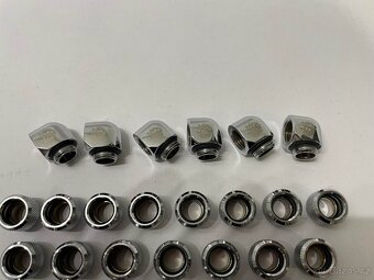 Vodní chlazení - Fitinky Bitspower Silver - 7